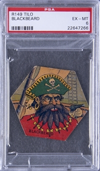 1930s R149 Fleer "Tilo Cards" Blackbeard – PSA EX-MT 6 "1 of 1!"